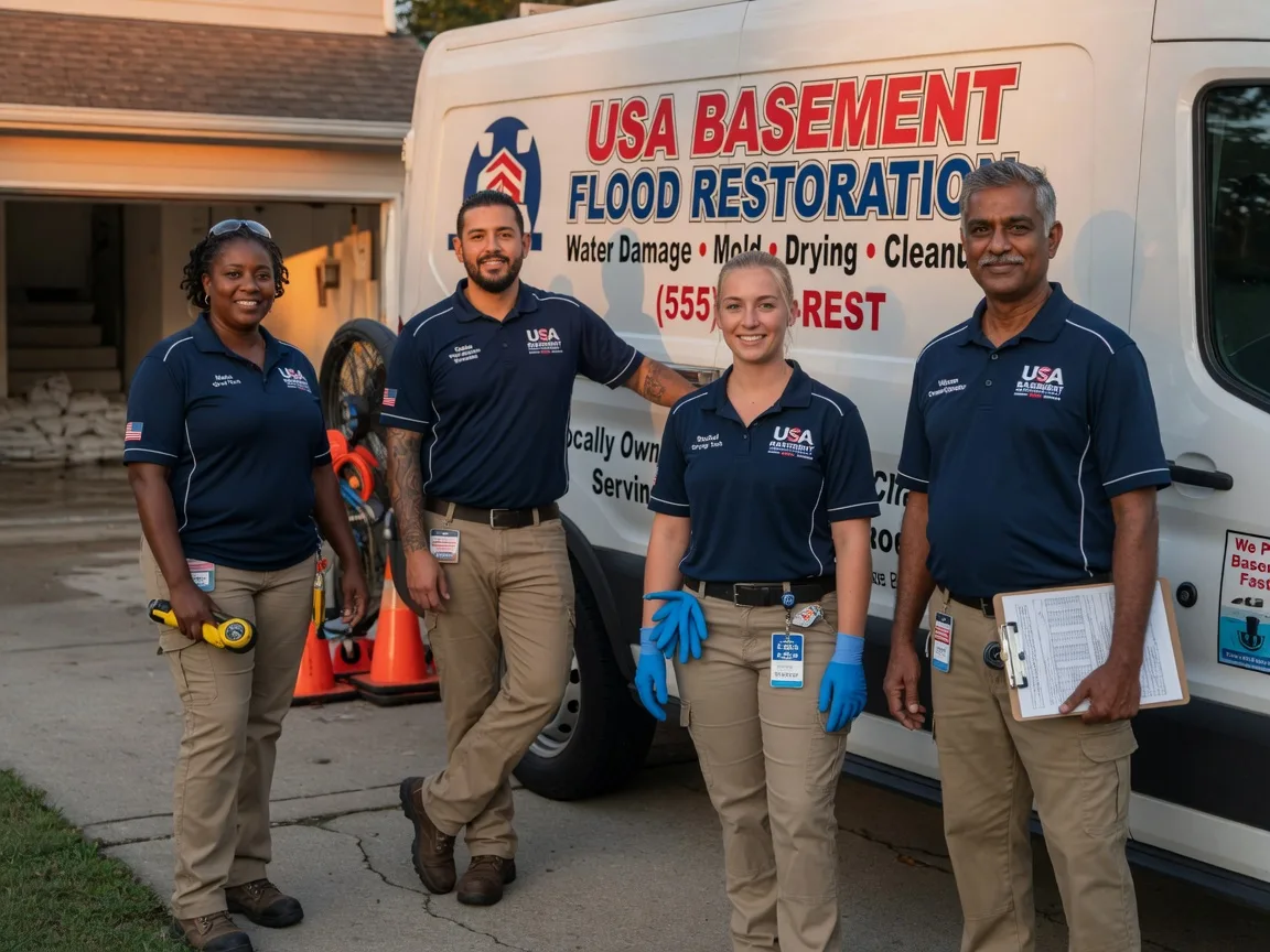 Basement Flood Cleanup company in Evans, LA