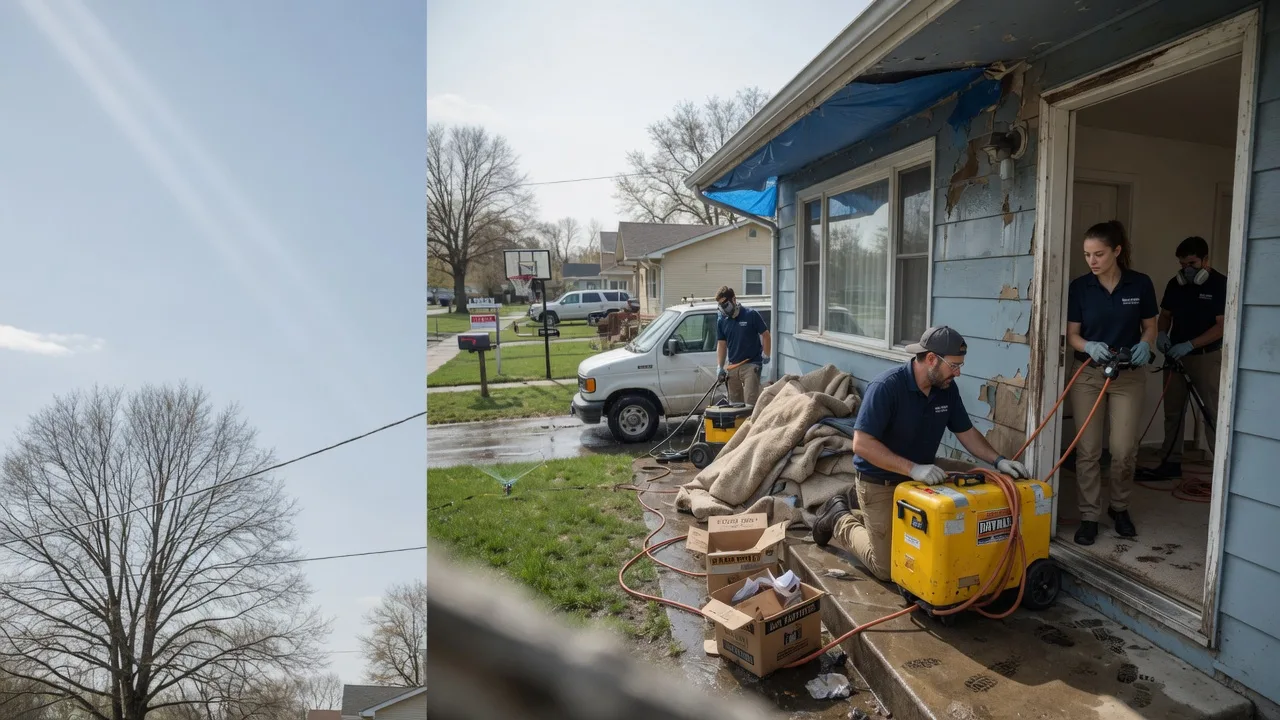 Basement Flood Cleanup in Evans, LA near me